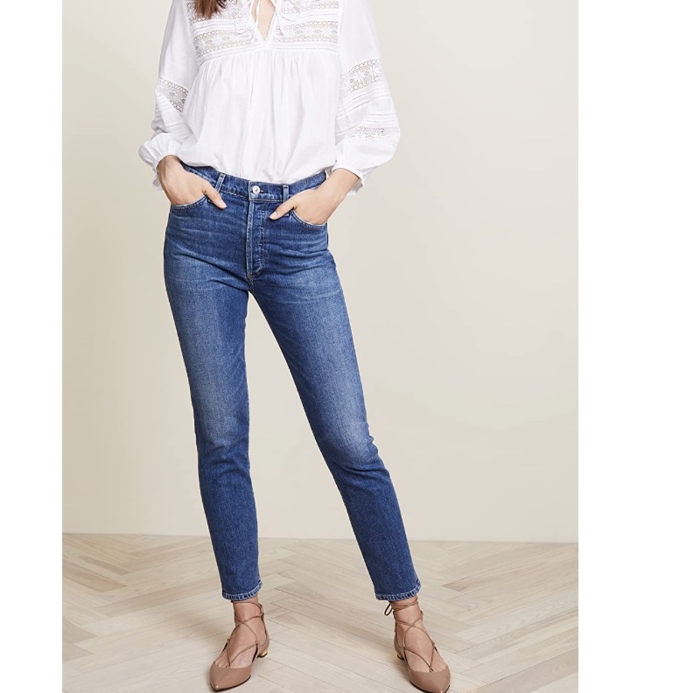 Olivia High Rise Slim Ankle